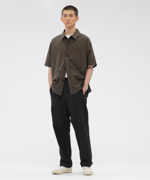 MHL.（エムエイチエル）の「FADED LINEN COTTON PLAINWEAVE（その他パンツ・メンズ・ブラック/グレー・SMALL/MEDIUM/LARGE）」の5枚目の写真