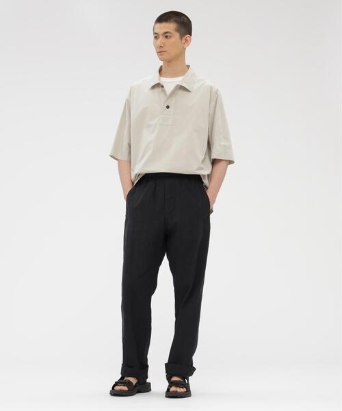 MHL.（エムエイチエル）の「FADED LINEN COTTON PLAINWEAVE（その他パンツ・メンズ・ブラック/グレー・SMALL/MEDIUM/LARGE）」の6枚目の写真