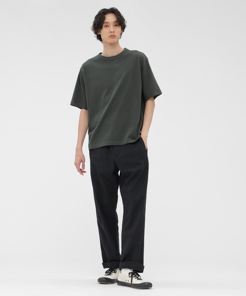 MHL.（エムエイチエル）の「FADED LINEN COTTON PLAINWEAVE（その他パンツ・メンズ・ブラック/グレー・SMALL/MEDIUM/LARGE）」の3枚目の写真