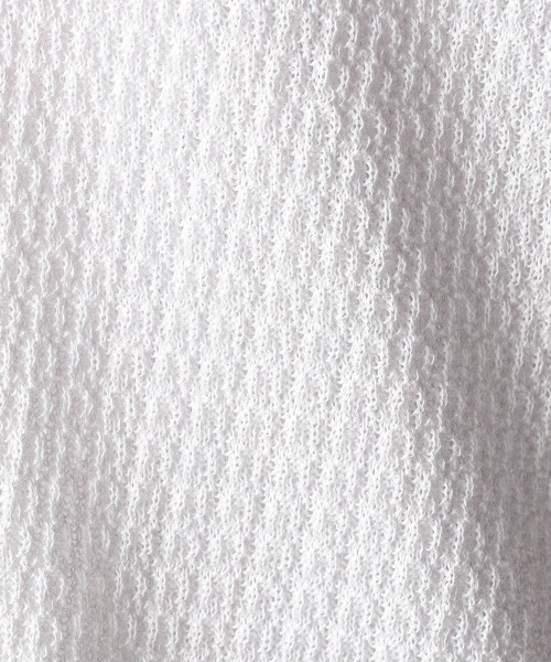 NICOLE CLUB FOR MEN(ニコルクラブフォーメン)の「シアージャカードサマーニットシャツ(ニット/セーター・メンズ・ブラック/杢グレー/オフホワイト/ブルー系・LARGE/MEDIUM/X-LARGE)」の17枚目の写真