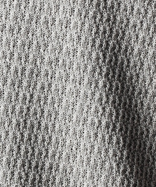 NICOLE CLUB FOR MEN(ニコルクラブフォーメン)の「シアージャカードサマーニットシャツ(ニット/セーター・メンズ・ブラック/杢グレー/オフホワイト/ブルー系・LARGE/MEDIUM/X-LARGE)」の18枚目の写真