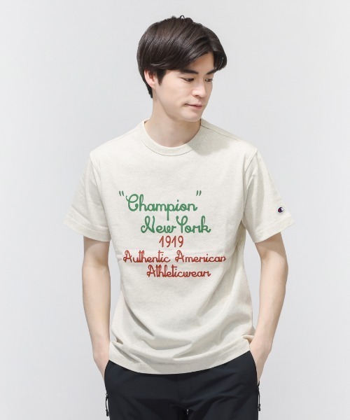 CORONA別注Champion チャンピオンバッハ偉人Tシャツ セール】チャンピオン SHORT SLEEVE T-SHIRT（Tシャツ/カットソー