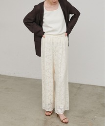 LARUTA（ラルータ）の「【LARUTA】［Web限定］フラワーエンブロイダリーパンツ（その他パンツ）」