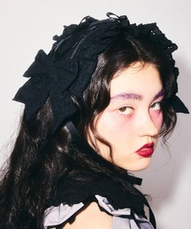 Candy Stripper（キャンディストリッパー）の「BABY RIBBON HEAD ドレス（ニットキャップ/ビーニー）」