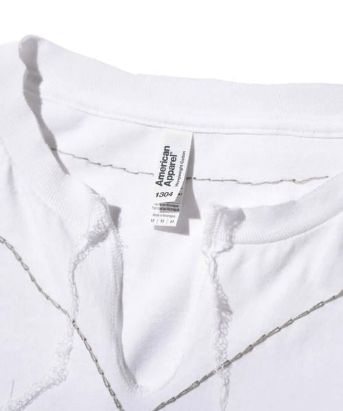 THRIFTY LOOK（スリフティールック）の「Thrifty look NAJA PENDANT EMB LS TEE（Tシャツ/カットソー・メンズ・ホワイト/ブラック・M/L/XL）」の4枚目の写真