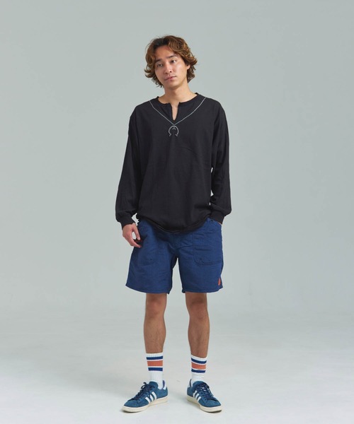 THRIFTY LOOK（スリフティールック）の「Thrifty look NAJA PENDANT EMB LS TEE（Tシャツ/カットソー・メンズ・ホワイト/ブラック・M/L/XL）」の13枚目の写真