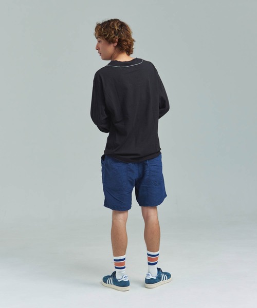 THRIFTY LOOK（スリフティールック）の「Thrifty look NAJA PENDANT EMB LS TEE（Tシャツ/カットソー・メンズ・ホワイト/ブラック・M/L/XL）」の16枚目の写真
