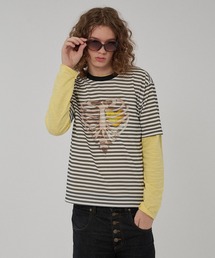 WISH FOR EVER（ウィッシュフォーエバー）の「【 4color / 3size 】SPECIAL HEART BORN PRINT T/スペシャルハートボーンプリントT（Tシャツ/カットソー）」
