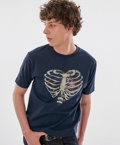 WISH FOR EVER(ウィッシュフォーエバー)の「【 4color / 3size 】SPECIAL HEART BORN PRINT T/スペシャルハートボーンプリントT(Tシャツ/カットソー・メンズ・ピンク/ネイビー/ブラック/イエロー系その他・LARGE/SMALL/MEDIUM)」の18枚目の写真