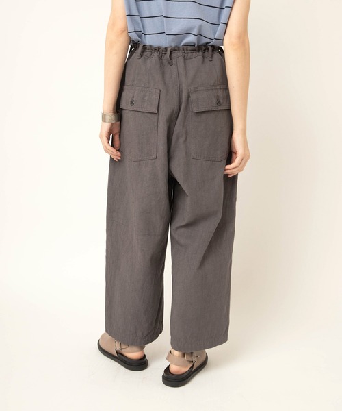 RNA-N(アールエヌエーエヌ)の「R4467 ムラ染めワイドアンクルパンツ(その他パンツ・レディース・カーキ/グレー系その他/ベージュ・FREE)」の18枚目の写真