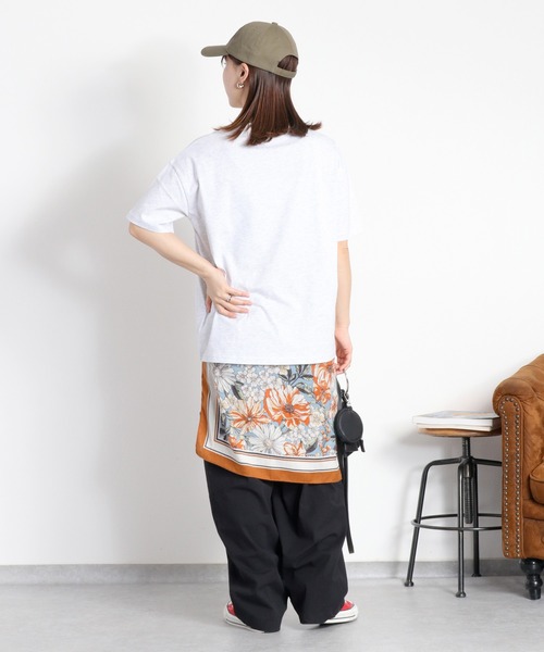 BEVERLY HILLS POLO CLUB(ビバリーヒルズポロクラブ)の「【BEVERLY HILLS POLO CLUB】ワンポイント刺繍ショートスリーブTee(Tシャツ/カットソー・レディース・オートミール/ブラック/ホワイト/ブルー・L/M)」の7枚目の写真