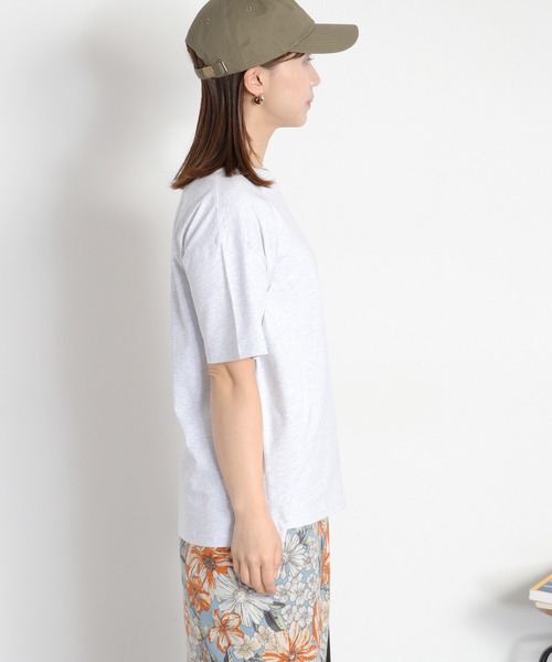 BEVERLY HILLS POLO CLUB(ビバリーヒルズポロクラブ)の「【BEVERLY HILLS POLO CLUB】ワンポイント刺繍ショートスリーブTee(Tシャツ/カットソー・レディース・オートミール/ブラック/ホワイト/ブルー・L/M)」の12枚目の写真