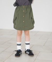 BAYFLOW（ベイフロー）の「[インナーパンツ付♪]バルーンカーゴスカート(KIDS)（スカート）」
