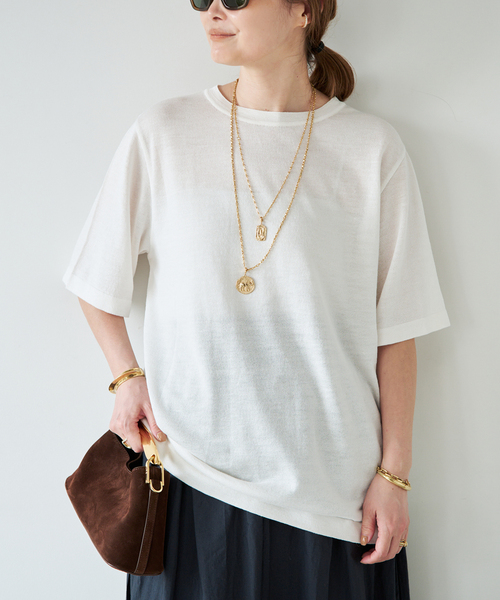 URBAN クルーネック Tシャツ(ニット/セーター)|Deuxieme Classe URBAN クルーネック Tシャツ(ニット/セーター)|Deuxieme Classe