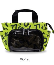 stella77golf（ステラセブンティーンセブンゴルフ）の「PVCﾎﾟｹｯﾄ付総柄ｽｳｪｯﾄｶｰﾄBAG（トートバッグ）」