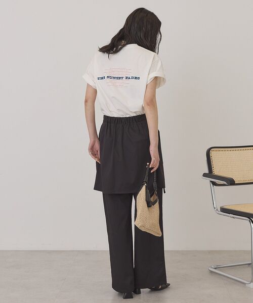 AMERICAN HOLIC（アメリカンホリック）の「STARLY 刺繍ロゴTシャツ（Tシャツ/カットソー・レディース・オフホワイト/モカ/チャコールグレー・M/L）」の18枚目の写真