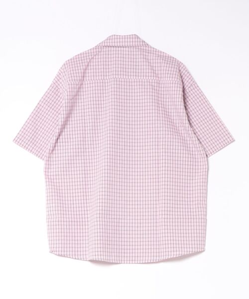 HOOK(フック)の「チェーン付きネクタイ&半袖グリッドチェックシャツ (SS)(シャツ/ブラウス・メンズ・ピンク/チョコ/グリーン・FREE)」の8枚目の写真
