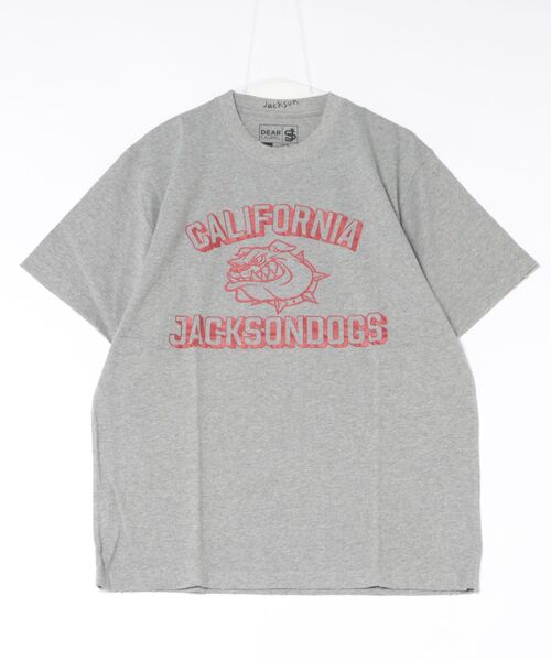 JACKSON MATISSE（ジャクソンマティス）の「DEAR LAUREL/ディアローレル×ジャクソンマティス 半袖 Tシャツ DL26S-JM2103（Tシャツ/カットソー・メンズ・ピンク/ブルー/グレー・M/L）」の7枚目の写真