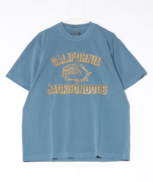 JACKSON MATISSE（ジャクソンマティス）の「DEAR LAUREL/ディアローレル×ジャクソンマティス 半袖 Tシャツ DL26S-JM2103（Tシャツ/カットソー・メンズ・ピンク/ブルー/グレー・M/L）」の6枚目の写真