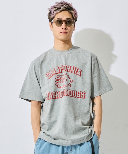JACKSON MATISSE（ジャクソンマティス）の「DEAR LAUREL/ディアローレル×ジャクソンマティス 半袖 Tシャツ DL26S-JM2103（Tシャツ/カットソー・メンズ・ピンク/ブルー/グレー・M/L）」の16枚目の写真