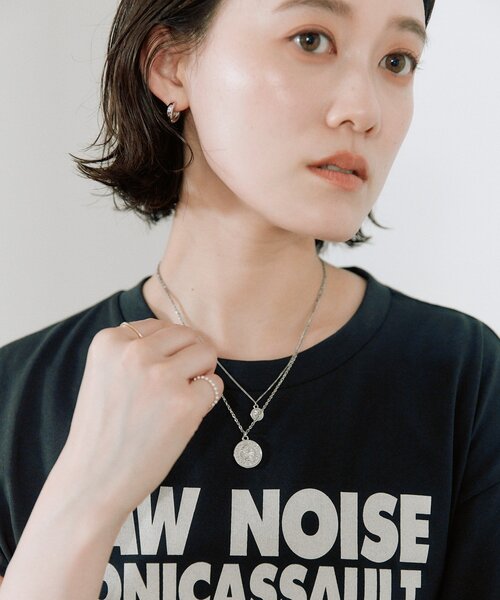 RIVE DROITE（リヴドロワ）の「【R.good】【レイヤードにおすすめ】ミニコインショートネックレス（ネックレス・レディース・ゴールド/シルバー・FREE）」の5枚目の写真