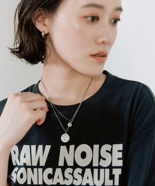 RIVE DROITE（リヴドロワ）の「【R.good】【レイヤードにおすすめ】ミニコインショートネックレス（ネックレス・レディース・ゴールド/シルバー・FREE）」の6枚目の写真