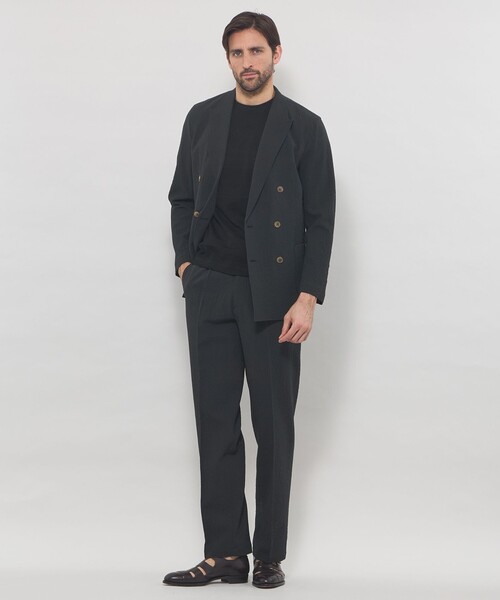 MACKINTOSH LONDON(マッキントッシュ ロンドン)の「【LEON掲載】ダブルウールサッカージャケット(テーラードジャケット・メンズ・ベージュ系その他7/チャコールグレー・42/38/40)」の13枚目の写真