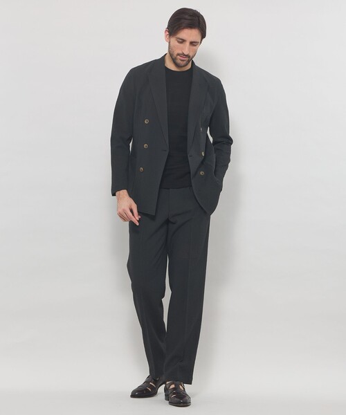 MACKINTOSH LONDON(マッキントッシュ ロンドン)の「【LEON掲載】ダブルウールサッカージャケット(テーラードジャケット・メンズ・ベージュ系その他7/チャコールグレー・42/38/40)」の12枚目の写真