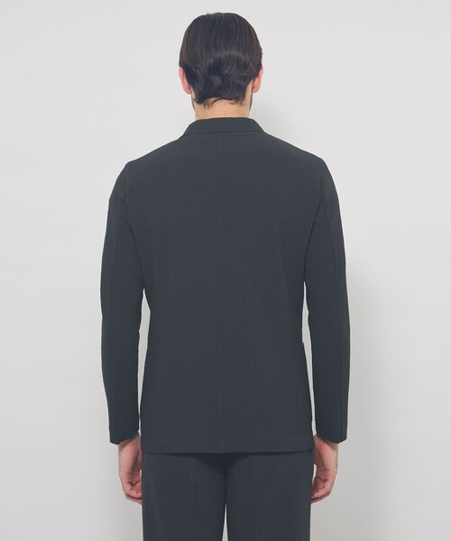 MACKINTOSH LONDON(マッキントッシュ ロンドン)の「【LEON掲載】ダブルウールサッカージャケット(テーラードジャケット・メンズ・ベージュ系その他7/チャコールグレー・42/38/40)」の8枚目の写真