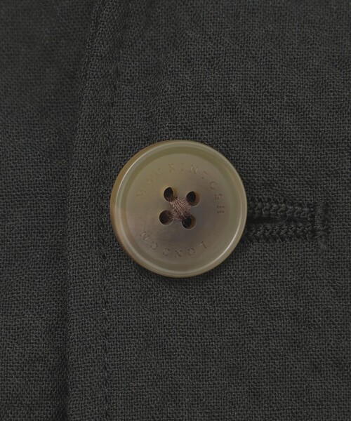 MACKINTOSH LONDON(マッキントッシュ ロンドン)の「【LEON掲載】ダブルウールサッカージャケット(テーラードジャケット・メンズ・ベージュ系その他7/チャコールグレー・42/38/40)」の6枚目の写真
