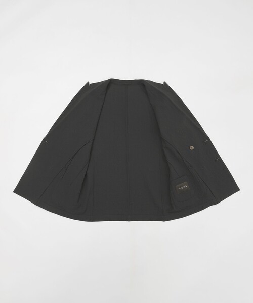 MACKINTOSH LONDON(マッキントッシュ ロンドン)の「【LEON掲載】ダブルウールサッカージャケット(テーラードジャケット・メンズ・ベージュ系その他7/チャコールグレー・42/38/40)」の5枚目の写真