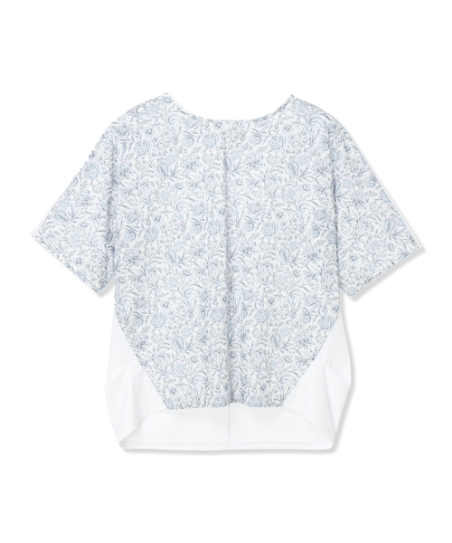 A/C DESIGN BY ALPHA CUBIC(エーシーデザインバイアルファキュービック)の「【Liberty】リバティプリントプルオーバー(Tシャツ/カットソー・レディース・イエロー/ネイビー/サックスブルー・M/L)」の22枚目の写真