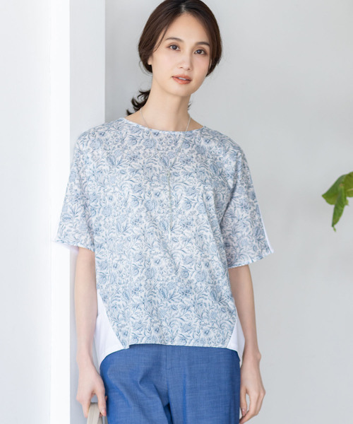 Ｔシャツ　プルオーバー☆リバティ セール】【Liberty】リバティプリントプルオーバー（Tシャツ