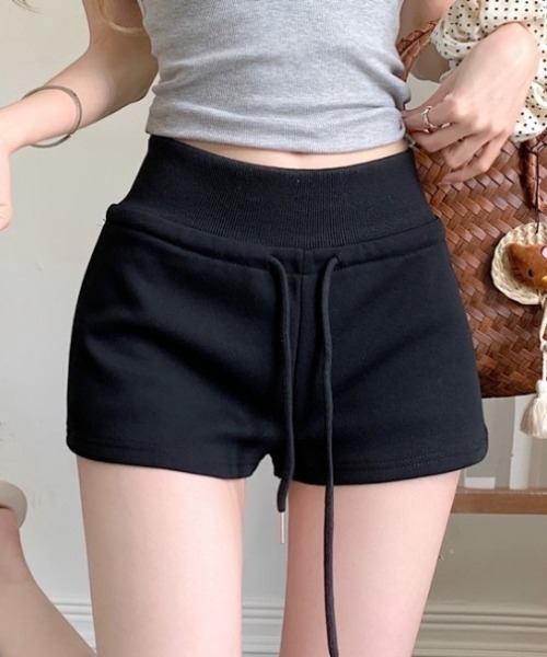 yuue' ( wear )(ユーイ)の「スウェットマイクロショートパンツ(その他パンツ・レディース・グレー/ブラック・M/L)」の4枚目の写真