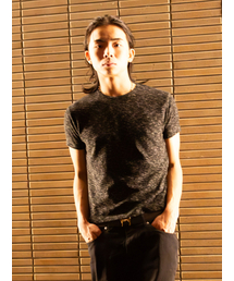 GOZER（ゴーザー）の「Slim Knit-Jersey T_Black（Tシャツ/カットソー）」