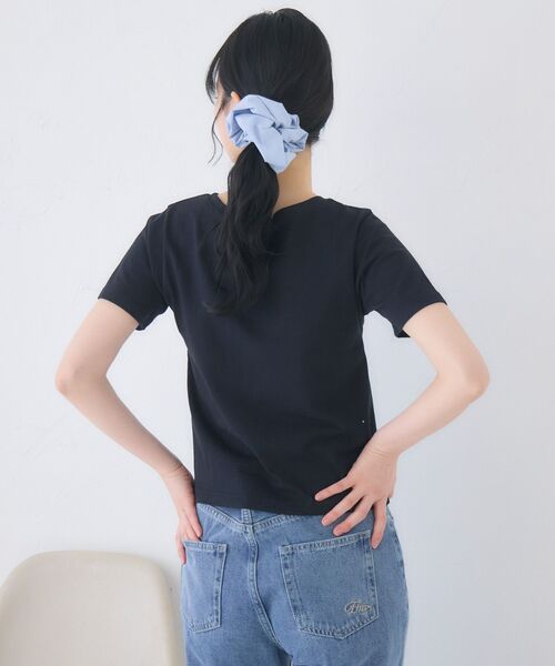 ems excite(エムズエキサイト)の「ビジューロゴTEE(Tシャツ/カットソー・レディース・オフホワイト/ピンク/ブラック/レッド・FREE)」の16枚目の写真