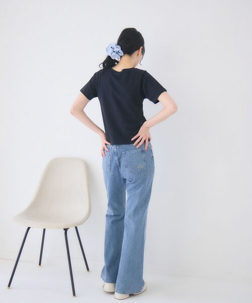 ems excite(エムズエキサイト)の「ビジューロゴTEE(Tシャツ/カットソー・レディース・オフホワイト/ピンク/ブラック/レッド・FREE)」の20枚目の写真