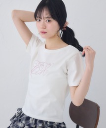 ems excite | ビジューロゴTEE(Tシャツ/カットソー)