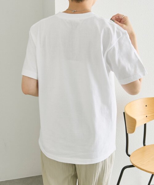 ear PAPILLONNER(イアパピヨネ)の「アニマルコードTシャツ【SUM1 STYLE】(Tシャツ/カットソー・レディース・ホワイト/ダークブラウン・FREE)」の6枚目の写真
