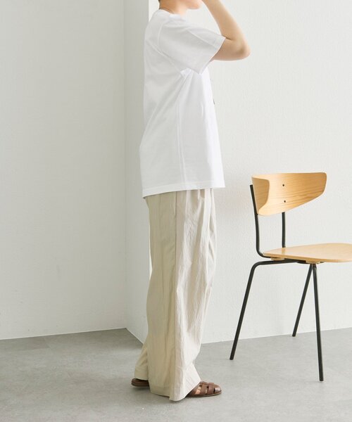 ear PAPILLONNER(イアパピヨネ)の「アニマルコードTシャツ【SUM1 STYLE】(Tシャツ/カットソー・レディース・ホワイト/ダークブラウン・FREE)」の9枚目の写真