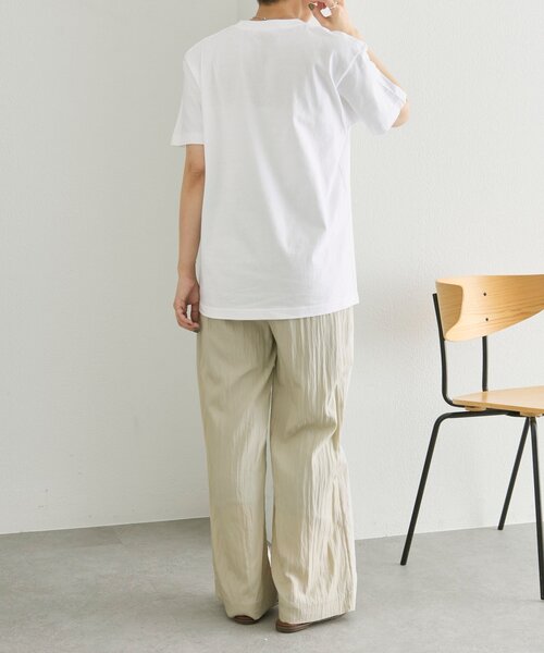 ear PAPILLONNER(イアパピヨネ)の「アニマルコードTシャツ【SUM1 STYLE】(Tシャツ/カットソー・レディース・ホワイト/ダークブラウン・FREE)」の10枚目の写真