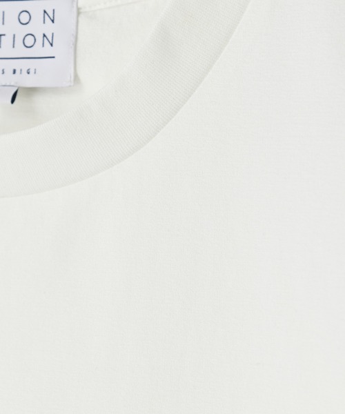 UNION STATION(ユニオンステーション)の「ペーパータッチドローコードTシャツ<ストレッチ・速乾・マシンウォッシャブル・イージーケア接触冷感>(Tシャツ/カットソー・メンズ・ネイビー/グレー/ホワイト/ブラック・L/M)」の7枚目の写真