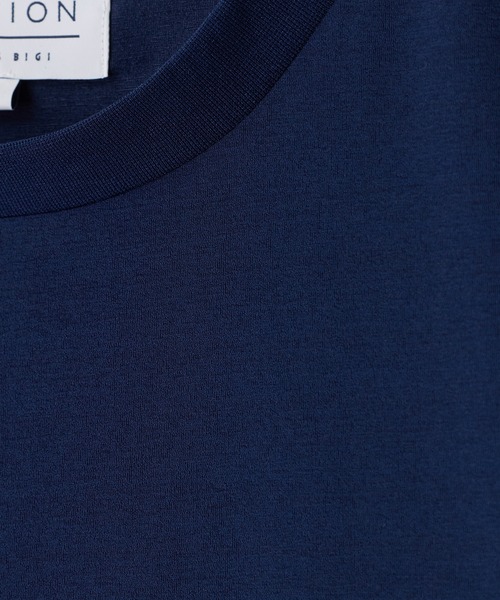 UNION STATION(ユニオンステーション)の「ペーパータッチドローコードTシャツ<ストレッチ・速乾・マシンウォッシャブル・イージーケア接触冷感>(Tシャツ/カットソー・メンズ・ネイビー/グレー/ホワイト/ブラック・L/M)」の9枚目の写真