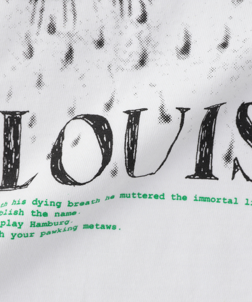 EDIFICE(エディフィス)の「MINI-TET (ミニテット) Louis T-Shirt(Tシャツ/カットソー・メンズ・ブラック/グリーン/バーガンディー・LARGE/MEDIUM)」の5枚目の写真