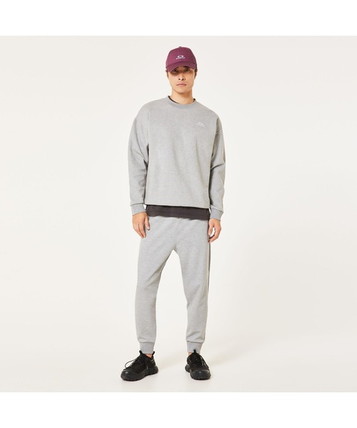 OAKLEY(オークリー)の「【新着】オークリーFOUNDATIONAL FLEECE L/S CREW 3.0 KNIT TOP/トレーナー/スウェットトップス/吸汗速乾/スポーツ・トレーニング/メンズ/OAKLEY(スウェット・メンズ・グレー・L/M/XL)」の2枚目の写真