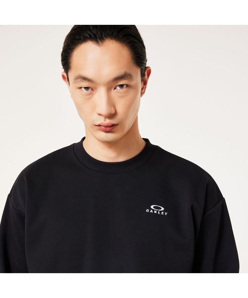 OAKLEY(オークリー)の「オークリーFOUNDATIONAL FLEECE L/S CREW 3.0 KNIT TOP/トレーナー/スウェットトップス/吸汗速乾/スポーツ・トレーニング/メンズ/OAKLEY(スウェット・メンズ・グレー/ヘザーグレー/ブラック・L/M/XL/S)」の15枚目の写真
