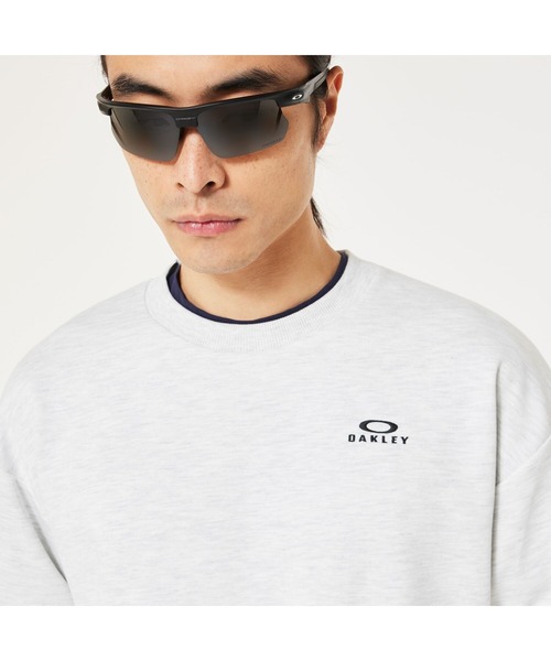 OAKLEY(オークリー)の「オークリーFOUNDATIONAL FLEECE L/S CREW 3.0 KNIT TOP/トレーナー/スウェットトップス/吸汗速乾/スポーツ・トレーニング/メンズ/OAKLEY(スウェット・メンズ・グレー/ヘザーグレー/ブラック・L/M/XL/S)」の22枚目の写真