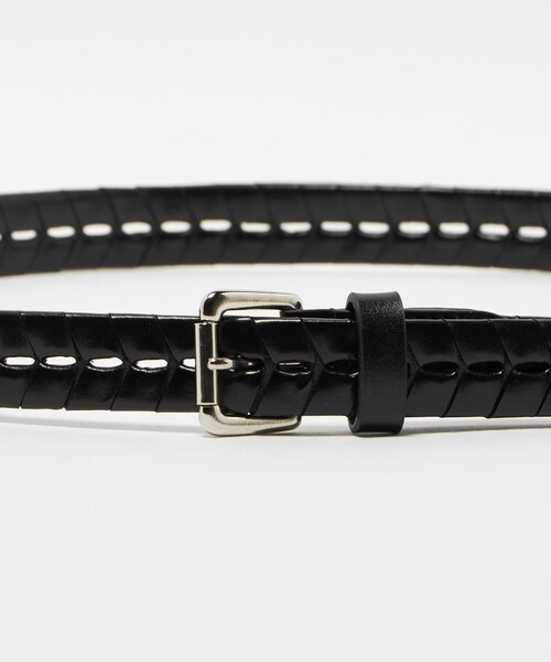 BEAUTY&YOUTH UNITED ARROWS（ビューティーアンドユースユナイテッドアローズ）の「オール ホール ベルト 25mm（ベルト・メンズ・ブラック・L/S/M）」の4枚目の写真