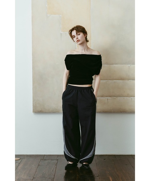 Knuth Marf（クヌースマーフ）の「nylon easy pants（unisex)（その他パンツ・レディース・ネイビー/ブラウン/ブラック・X-SMALL/SMALL/MEDIUM）」の8枚目の写真