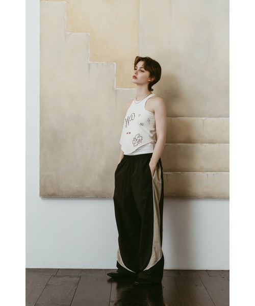 Knuth Marf（クヌースマーフ）の「nylon easy pants（unisex)（その他パンツ・レディース・ネイビー/ブラウン/ブラック・X-SMALL/SMALL/MEDIUM）」の11枚目の写真